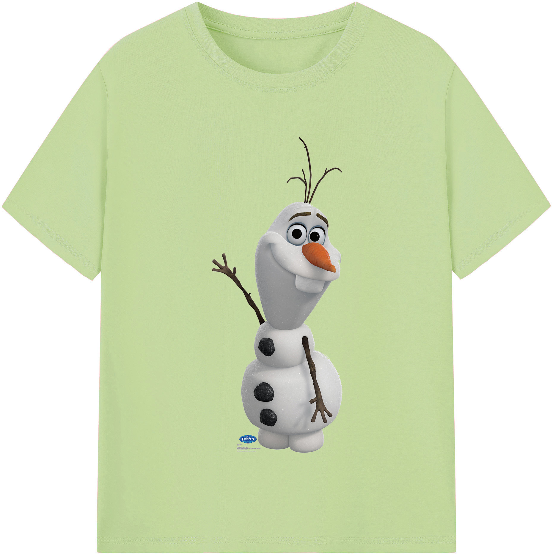 （画像用） アナと雪の女王 アンナ エルサ Frozen Anna Elsa 綿100％半袖Tシャツ（フロントプリント）